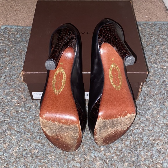 Elie Tahari Platform Pumps - Picture 6 of 7